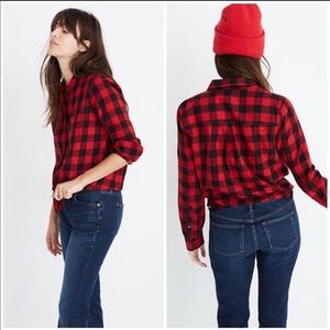 Madewell Buffalo check plaid flannel button up